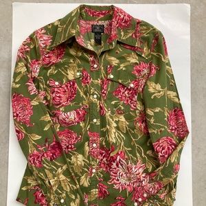 Lucky Brand Ladies printed polo shirt